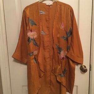 Gold kimono top
